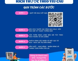 Quy trình đặt hàng cửa thăm  hộp kỹ thuật kích thước gia công